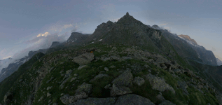 Soumrak nad jezerem Gabinet